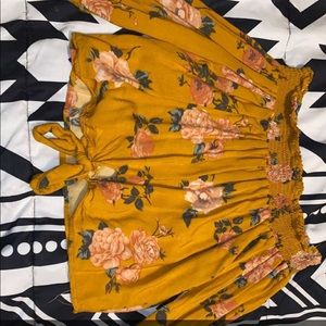 off the shoulder crop